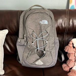 The North Face Jester gray backpack